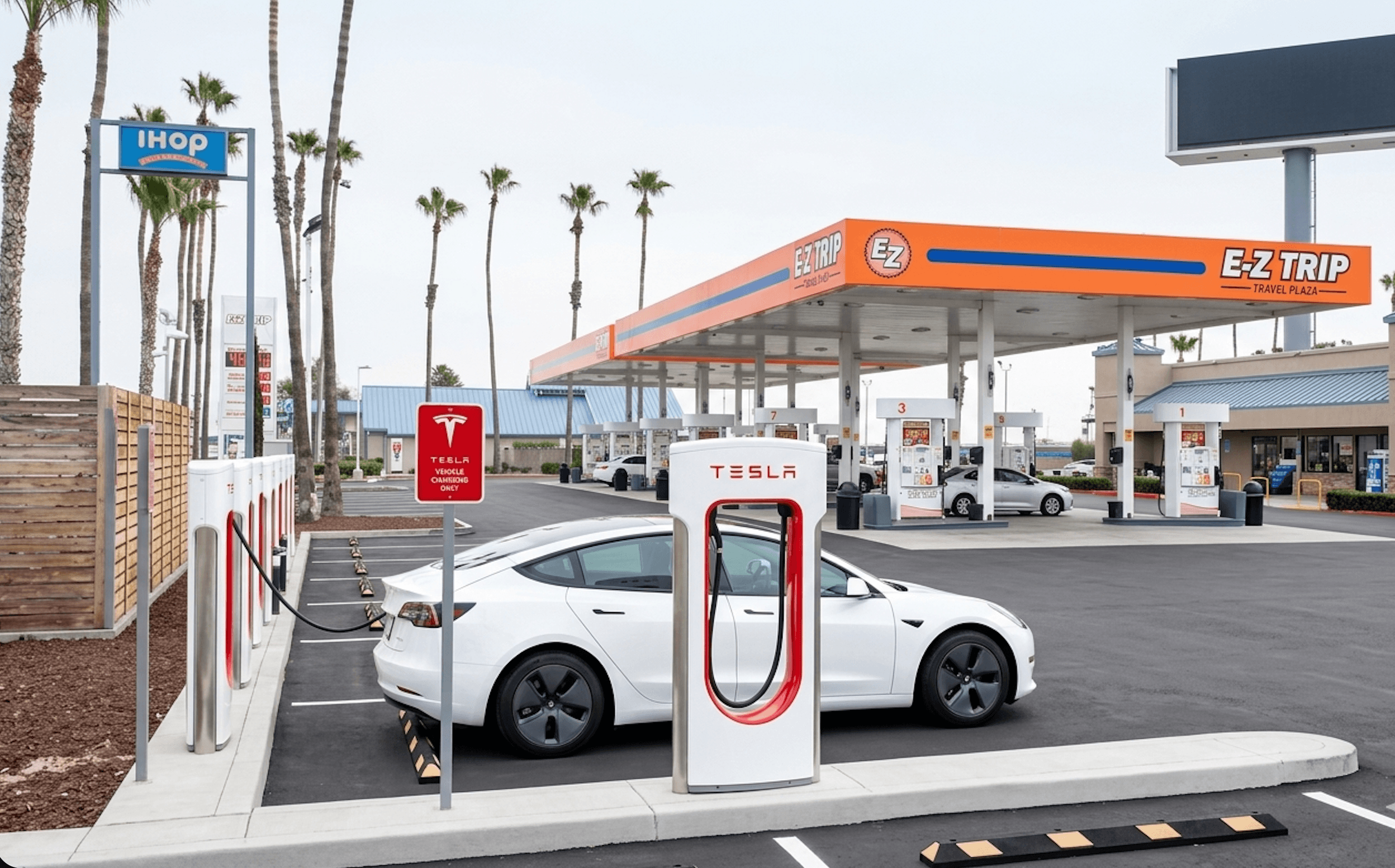 Electric vehicle charging station network